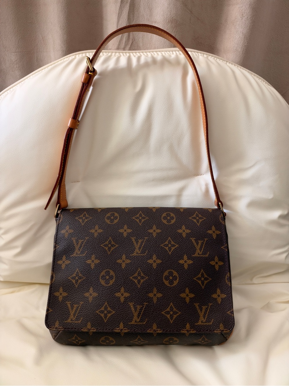 Louis Vuitton Musette Tango Monogram Shoulder Bag